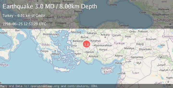 Map of WESTERN TURKEY