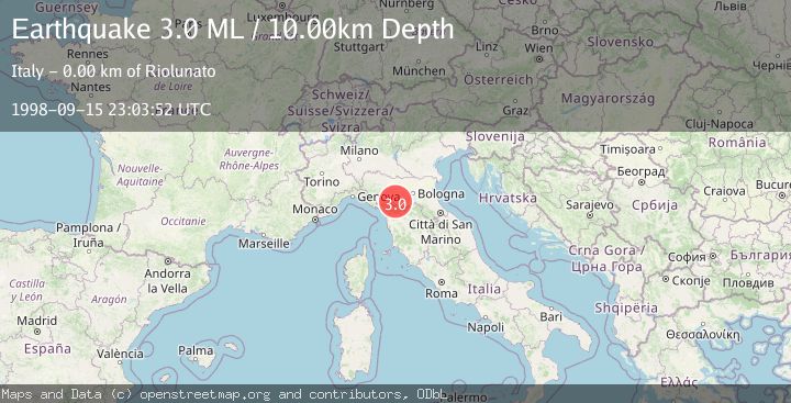 Map of NORTHERN ITALY
