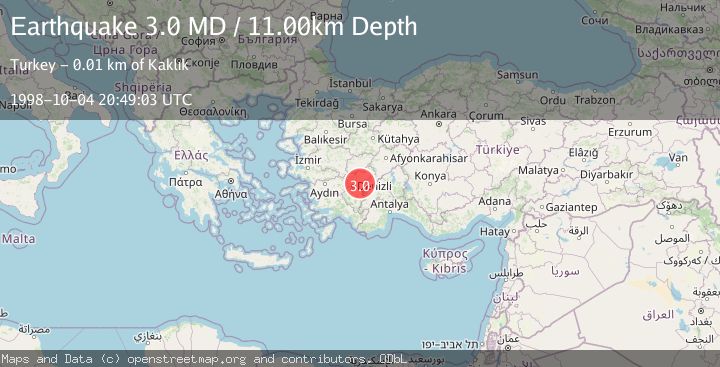 Map of WESTERN TURKEY