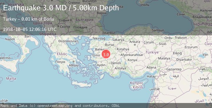 Map of WESTERN TURKEY