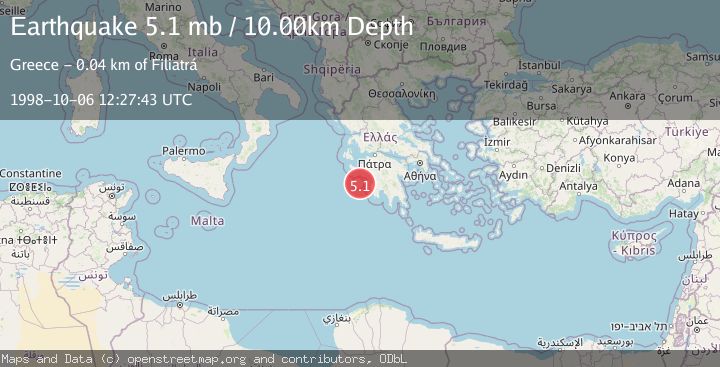 Map of SOUTHERN GREECE