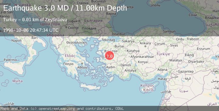 Map of WESTERN TURKEY