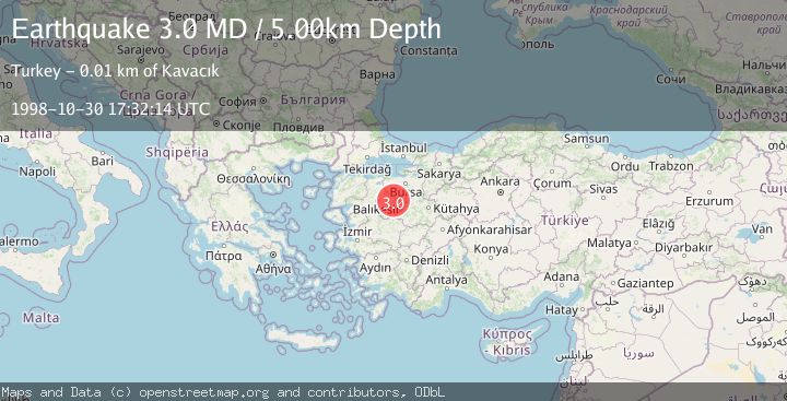 Map of WESTERN TURKEY