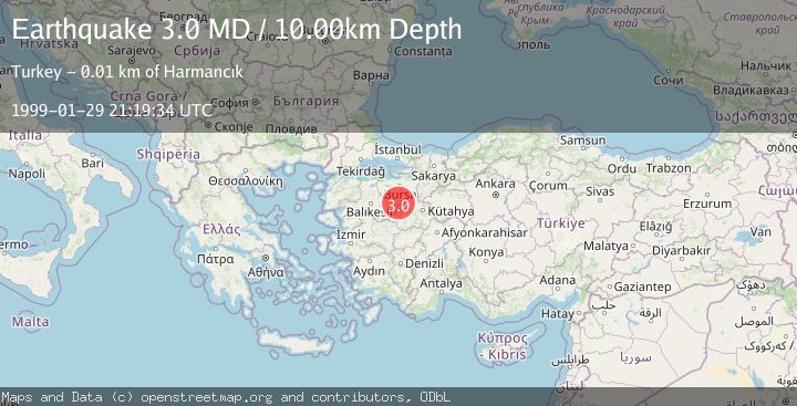 Map of WESTERN TURKEY