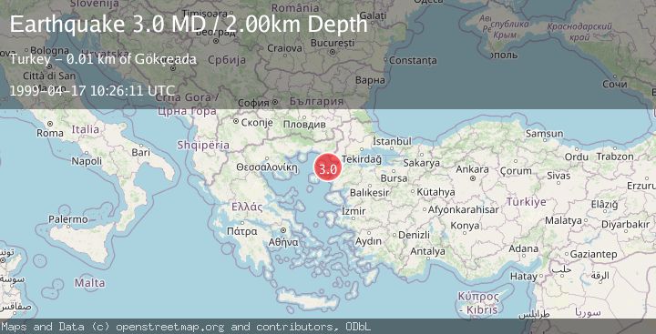 Map of AEGEAN SEA