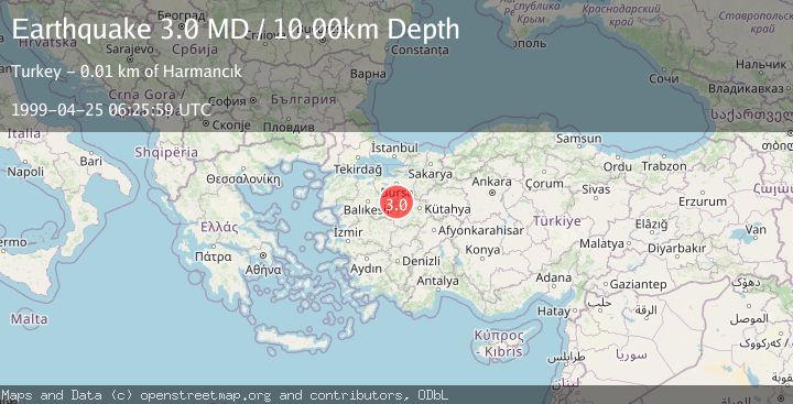 Map of WESTERN TURKEY