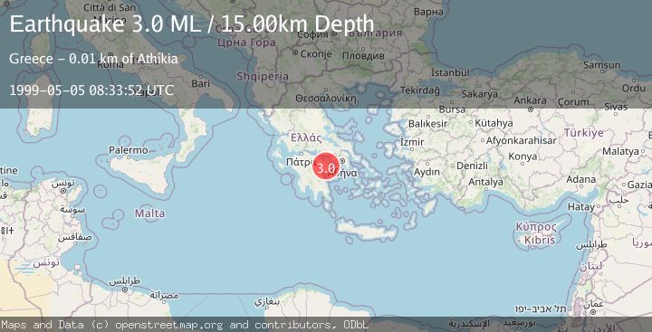 Map of SOUTHERN GREECE
