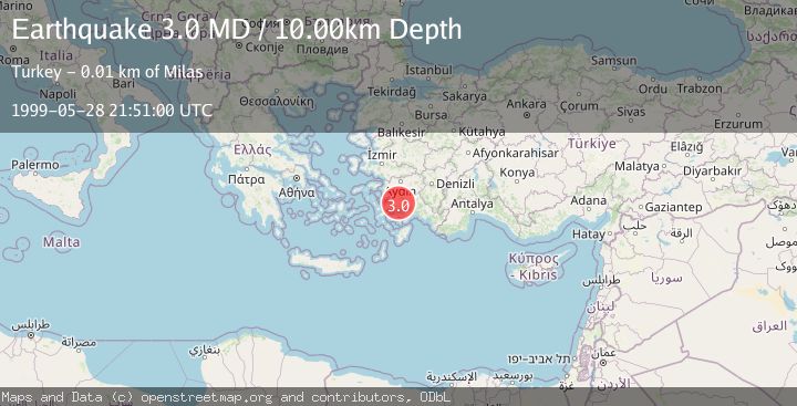 Map of WESTERN TURKEY