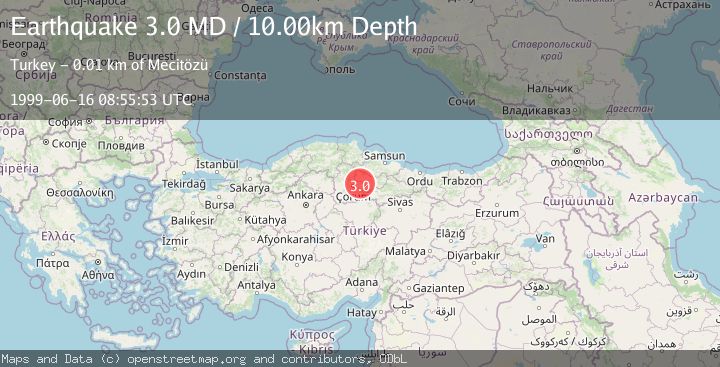 Map of CENTRAL TURKEY