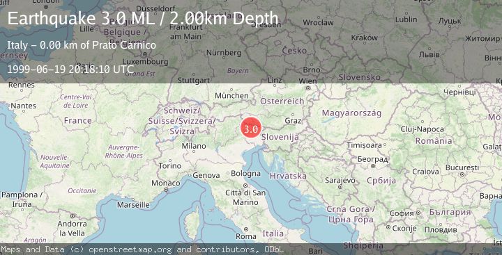 Map of NORTHERN ITALY