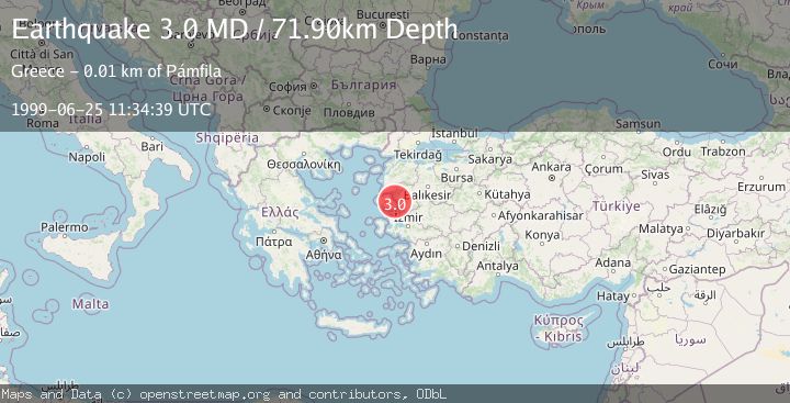 Map of NEAR THE COAST OF WESTERN TURKEY
