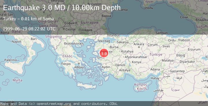 Map of WESTERN TURKEY