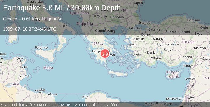 Map of SOUTHERN GREECE