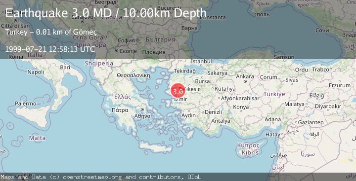 Map of NEAR THE COAST OF WESTERN TURKEY