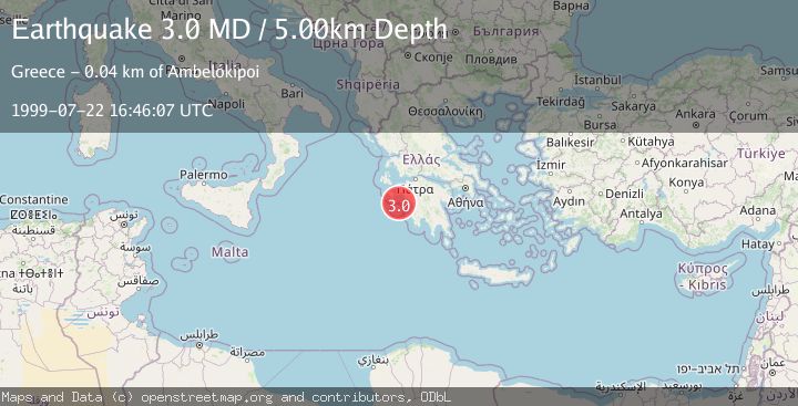 Map of SOUTHERN GREECE