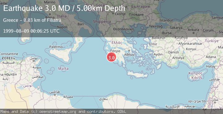 Map of SOUTHERN GREECE