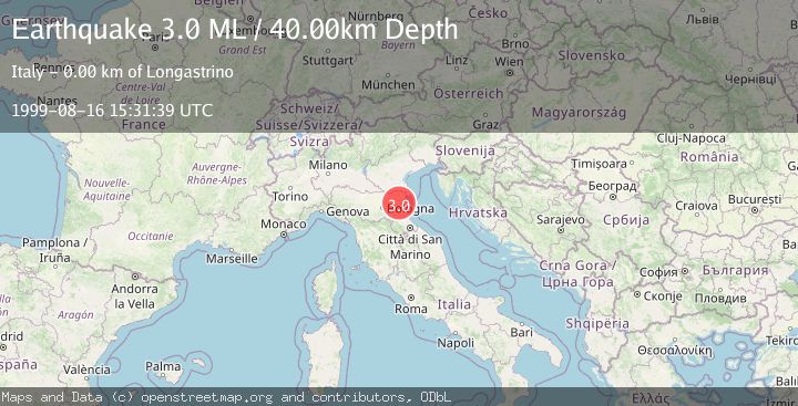 Map of NORTHERN ITALY