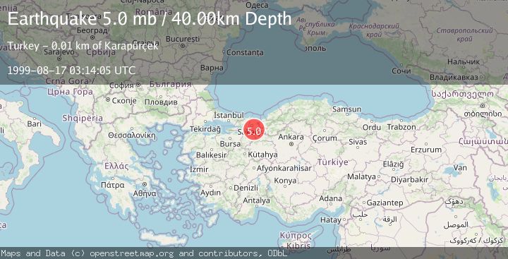 Map of WESTERN TURKEY