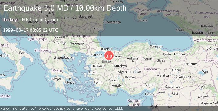 Map of WESTERN TURKEY