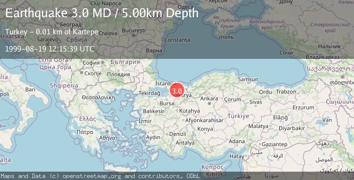 Map of WESTERN TURKEY