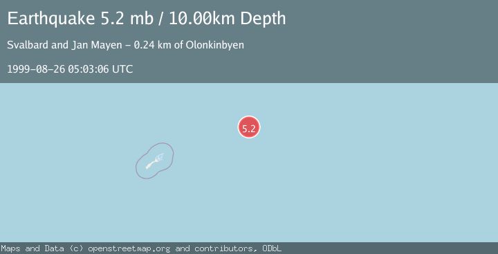 Map of JAN MAYEN ISLAND REGION