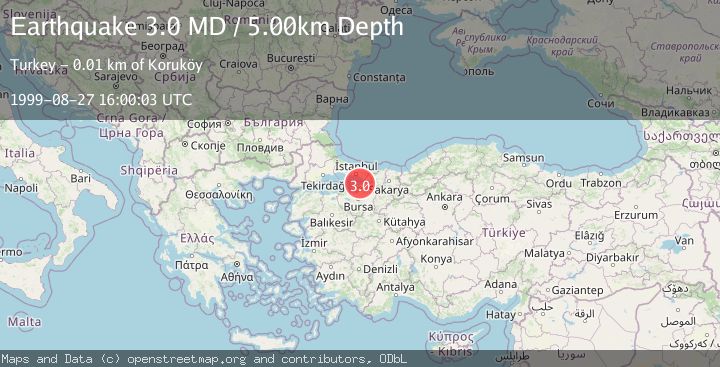 Map of WESTERN TURKEY