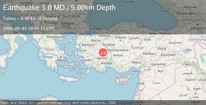 Map of WESTERN TURKEY