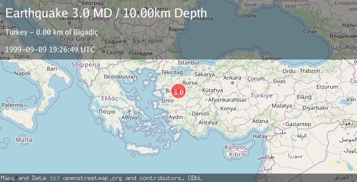Map of WESTERN TURKEY