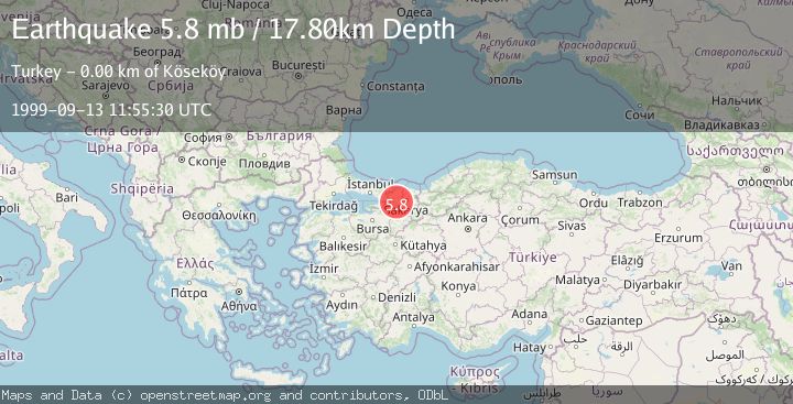 Map of WESTERN TURKEY