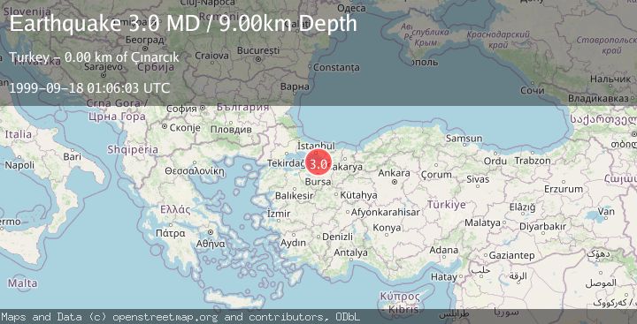 Map of WESTERN TURKEY