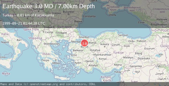 Map of WESTERN TURKEY