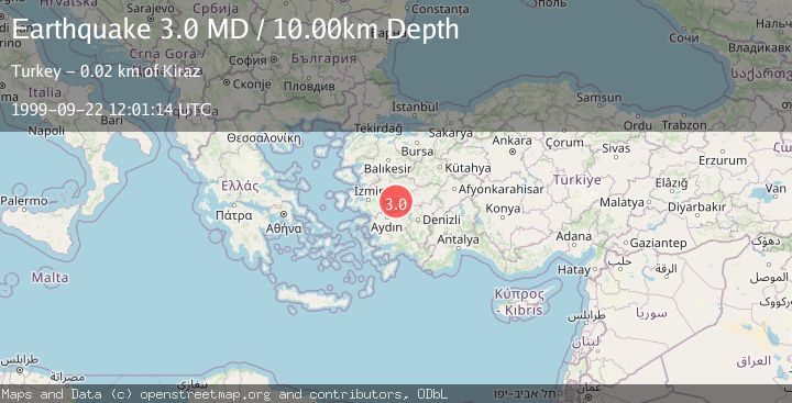 Map of WESTERN TURKEY