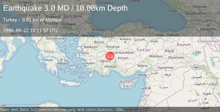 Map of WESTERN TURKEY