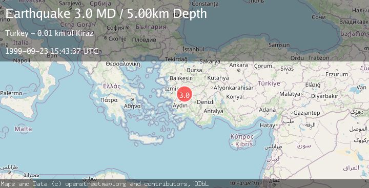 Map of WESTERN TURKEY