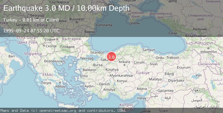 Map of WESTERN TURKEY
