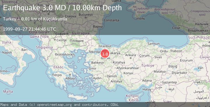 Map of WESTERN TURKEY