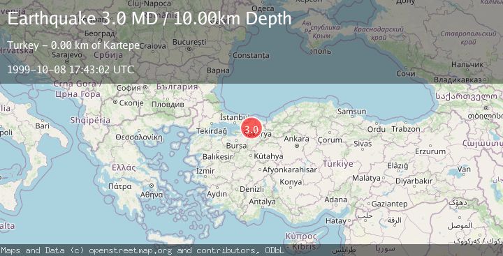 Map of WESTERN TURKEY
