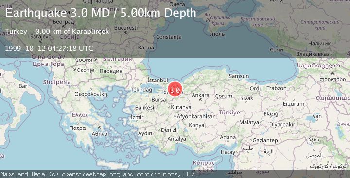 Map of WESTERN TURKEY