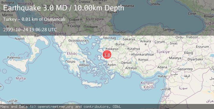 Map of WESTERN TURKEY