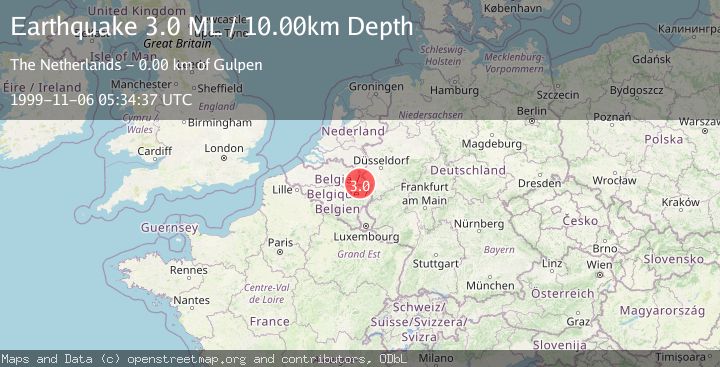 Map of THE NETHERLANDS