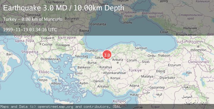 Map of WESTERN TURKEY