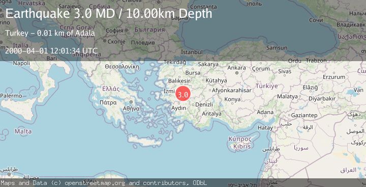 Map of WESTERN TURKEY