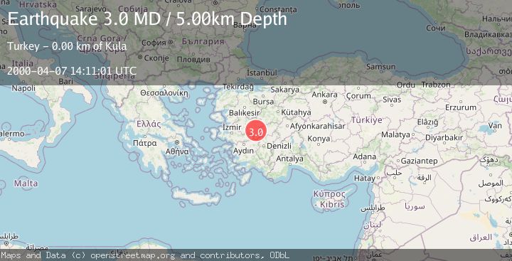 Map of WESTERN TURKEY
