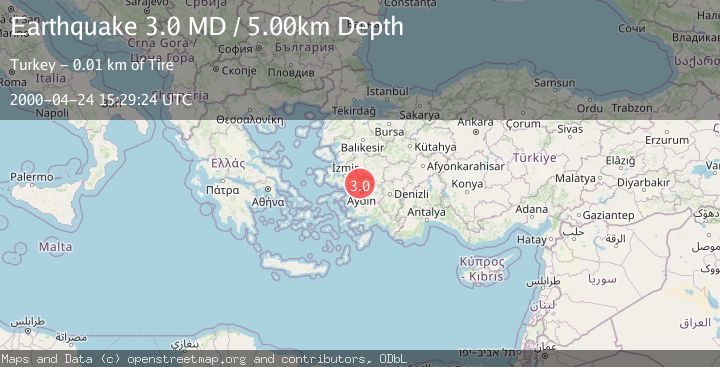 Map of WESTERN TURKEY