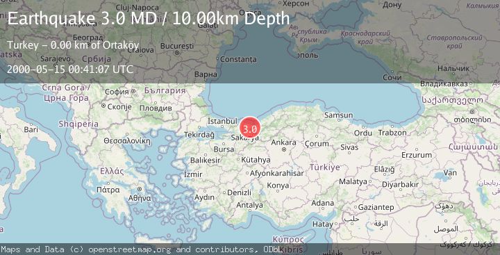 Map of WESTERN TURKEY