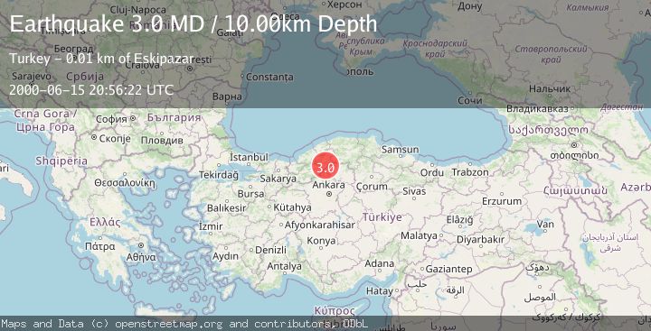 Map of CENTRAL TURKEY