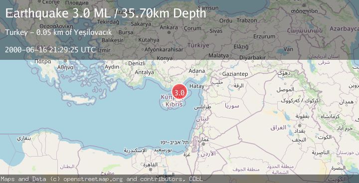 Map of CYPRUS REGION