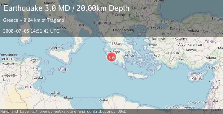 Map of SOUTHERN GREECE