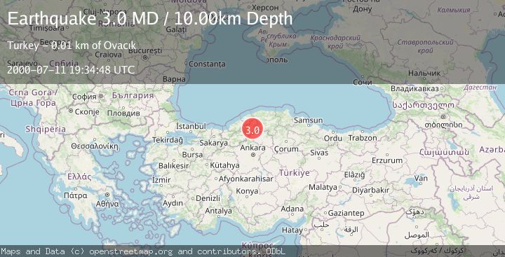 Map of CENTRAL TURKEY