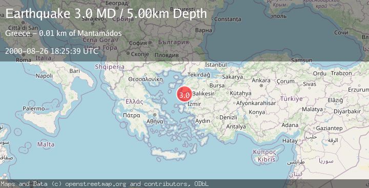 Map of NEAR THE COAST OF WESTERN TURKEY